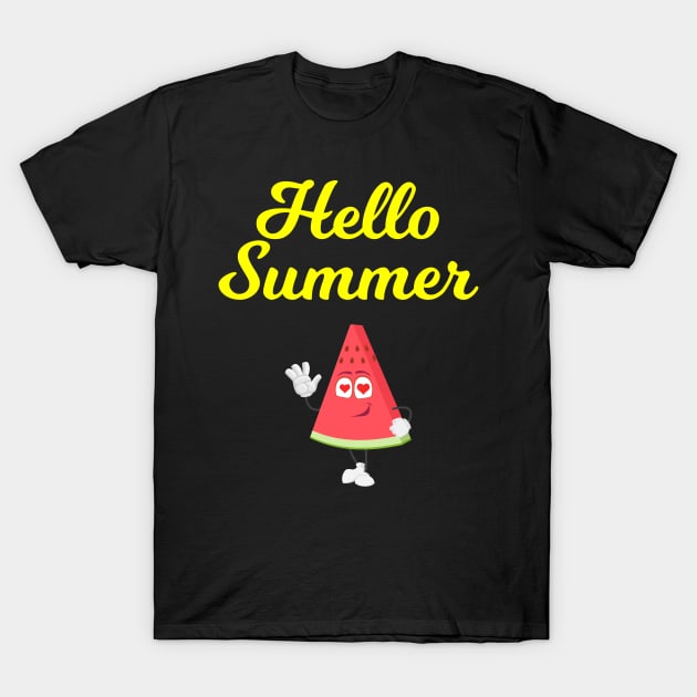 Summertime T-Shirt by Boo Face Designs